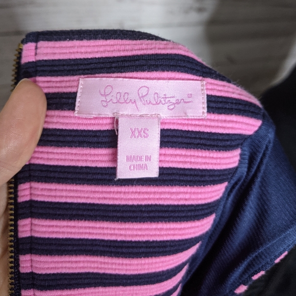 lilly pulitzer • brielle stripe fit & flare dress - Picture 4 of 9